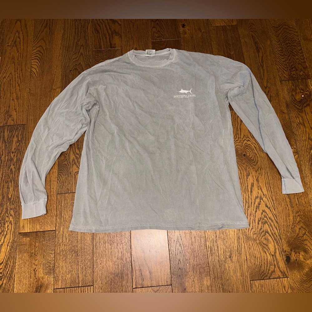 Men’s Comfort Colors Southern Cross Longsleeve Tshirt size XLarge